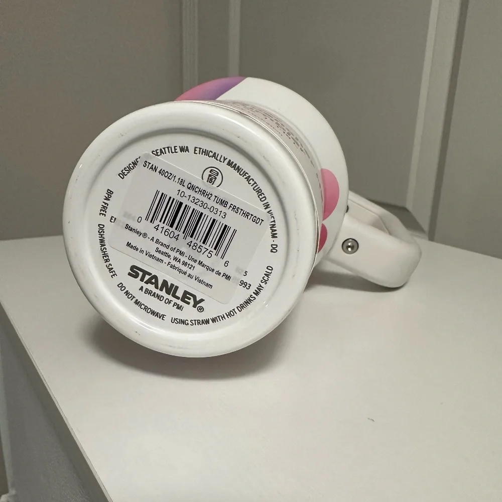 Target x Stanley White Valentine's Day Tumbler - 40 oz - NEW - Picture 5 of 6